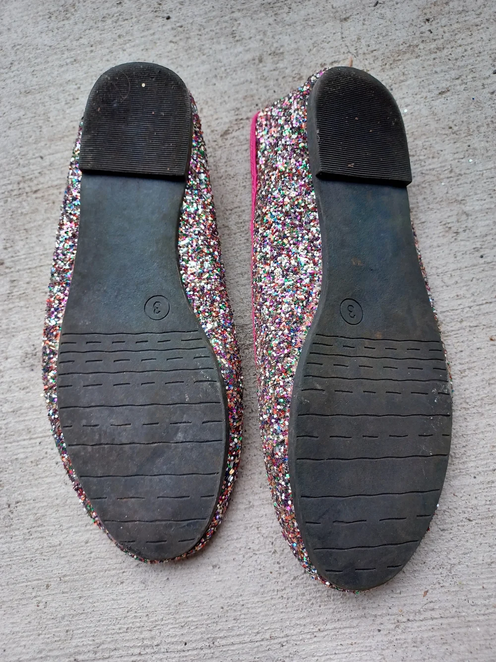 Glittery Ballet Flats